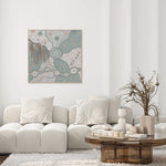 Spirits In The Sky, Dusty Green And Pink, By Domica Hill Wall Art Gioia-Local