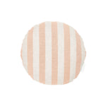Ex Display - Stripe 40cm Round Cushion - Rose Cushion Warran-Local