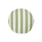 Ex Display - Stripe 40cm Round Cushion - Sage Cushion Warran-Local