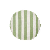 Ex Display - Stripe 40cm Round Cushion - Sage Cushion Warran-Local