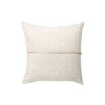 Ex Display - Stripe 50cm Square Cushion - Fawn with Feather Insert Cushion Warran-Local