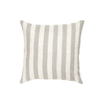 Ex Display - Stripe 50cm Square Cushion - Mist with Feather Insert Cushion Warran-Local