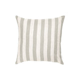Ex Display - Stripe 50cm Square Cushion - Mist with Feather Insert Cushion Warran-Local