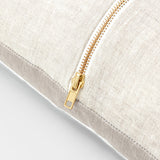 Ex Display - Stripe 50cm Square Cushion - Mist with Feather Insert Cushion Warran-Local