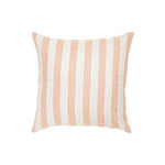Ex Display - Stripe 50cm Square Cushion - Rose with Feather Insert Cushion Warran-Local