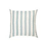 Ex Display - Stripe 50cm Square Cushion - Sky with Feather Insert Cushion Warran-Local