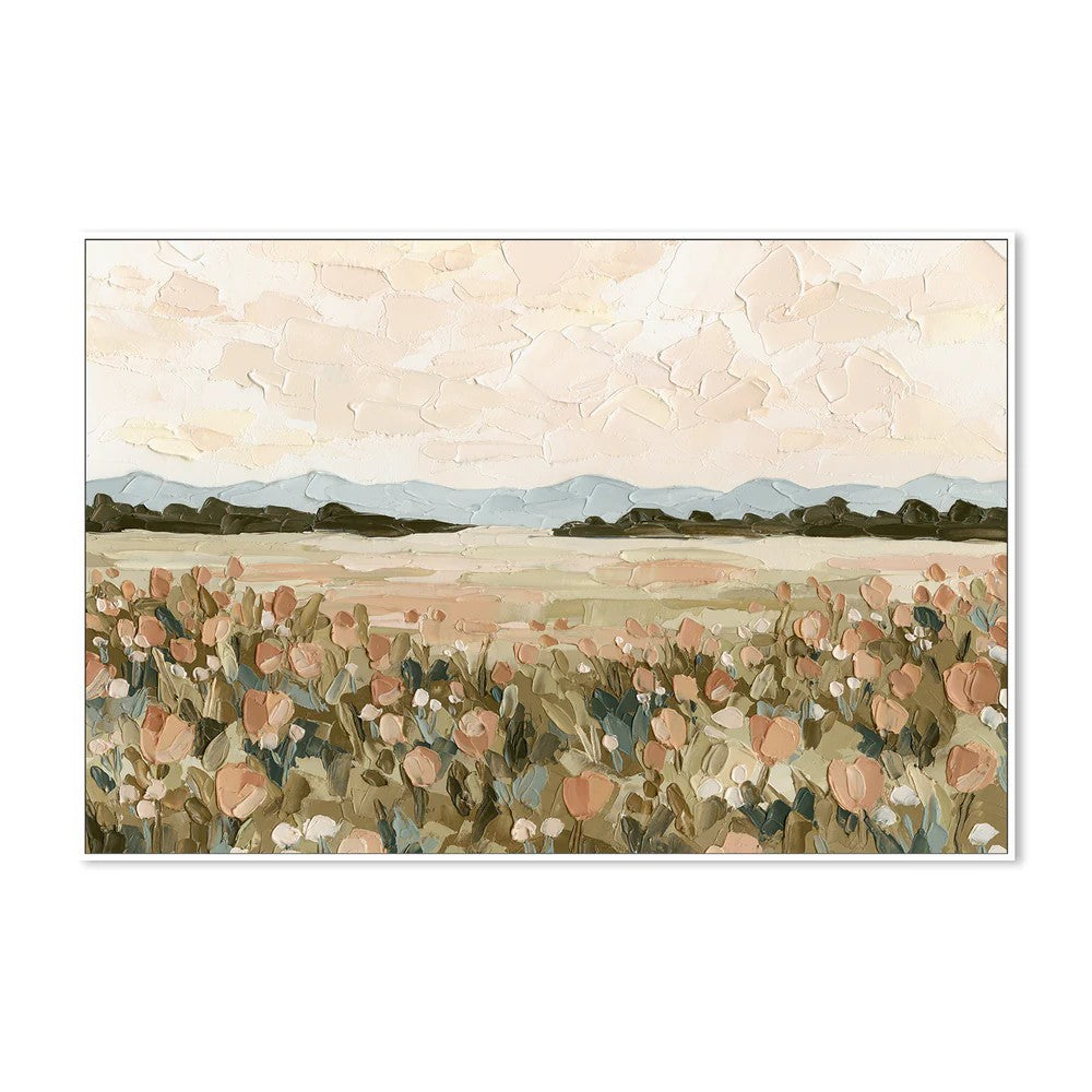 Sunnyside, By Hannah Weisner Wall Art Gioia-Local 60x40cm Framed Canvas White