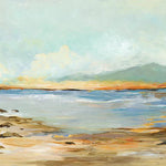 Sunset on the Sand, By Jacob Q Wall Art Gioia-Local Gold Framed Canvas 60x40cm