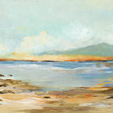 Sunset on the Sand, By Jacob Q Wall Art Gioia-Local Gold Framed Canvas 60x40cm