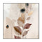 Sweet Leaves, Style C, By Bella Eve Wall Art Gioia-Local Black Framed Canvas 50x50cm