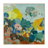 Sweet Pea Flutter, By Jeanette Vertentes Wall Art Gioia-Local 50x50cm Framed Canvas Oak