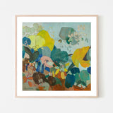 Sweet Pea Flutter, By Jeanette Vertentes Wall Art Gioia-Local 50x50cm Framed Poster Black