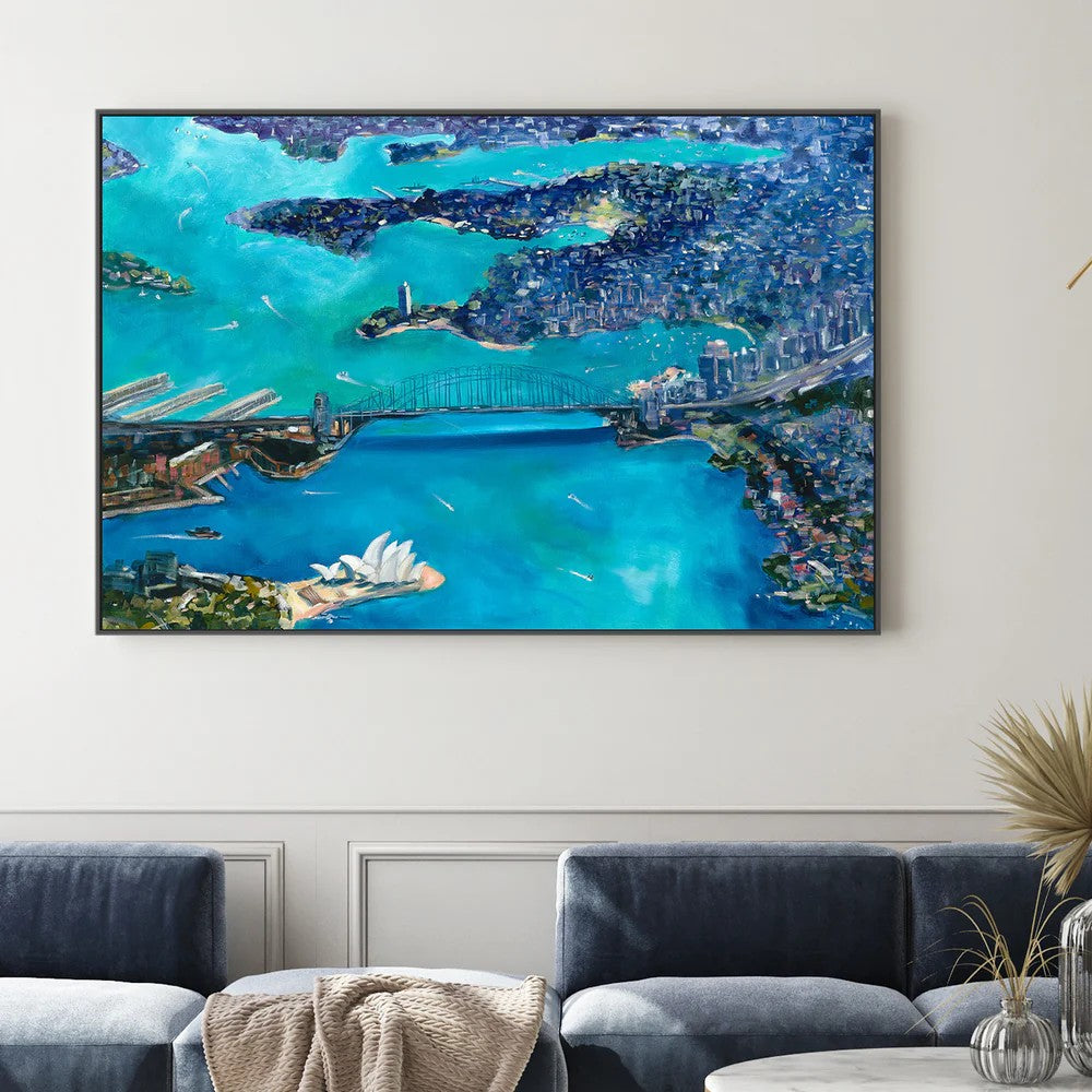 Sydney by Air, By Meredith Howse Wall Art Gioia-Local