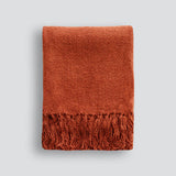Baya Serenade Throw - Burnt Orange Throw Furtex-Local