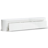 Eliza Extendable TV Entertainment Unit - Full White Oak TV/Entertainment Unit Century-Core