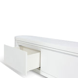 Eliza Extendable TV Entertainment Unit - Full White Oak TV/Entertainment Unit Century-Core