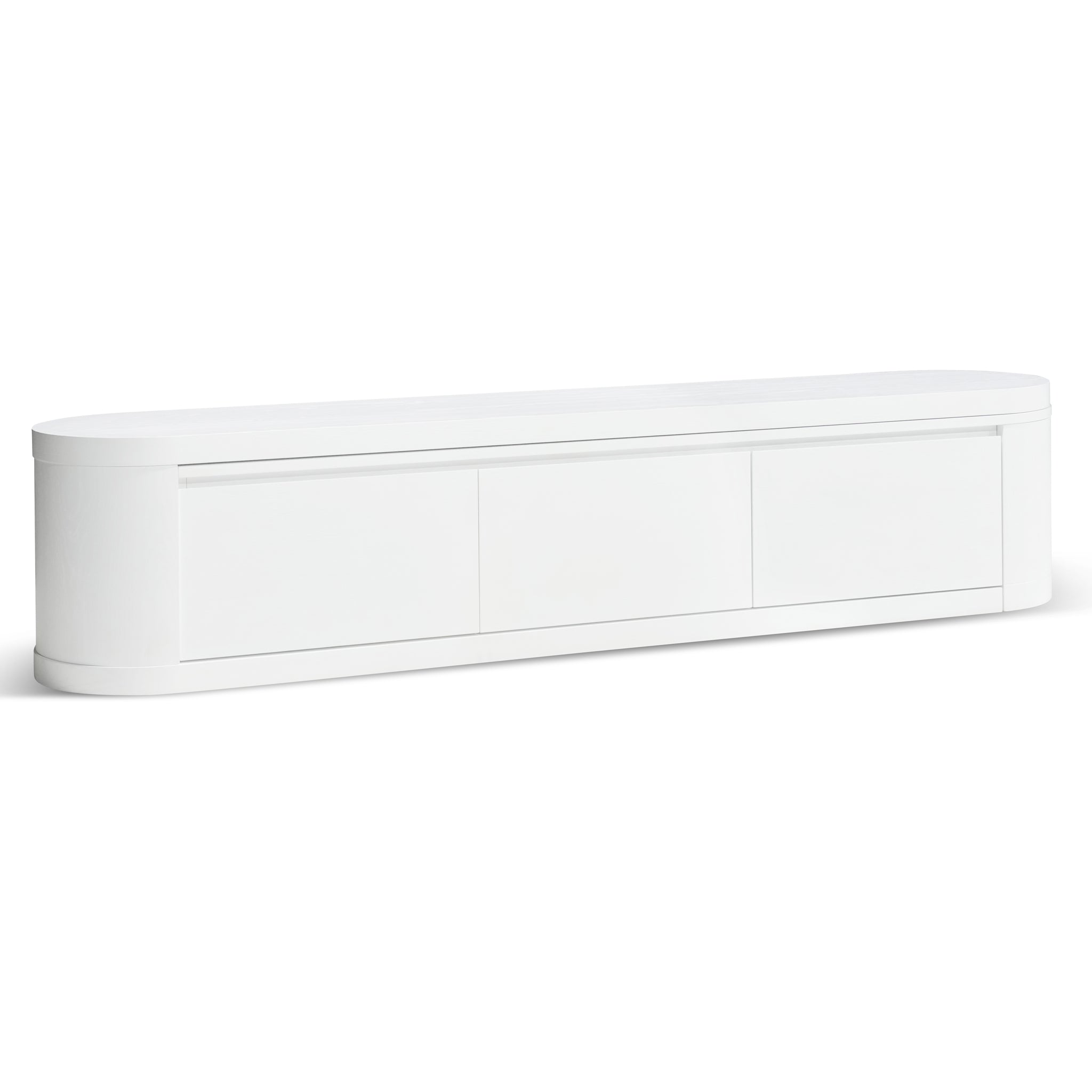 Eliza Extendable TV Entertainment Unit - Full White Oak TV/Entertainment Unit Century-Core