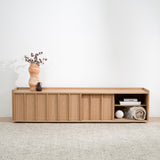 Kobus 2m Wooden TV Entertainment Unit - Natural TV/Entertainment Unit KD-Core