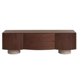 Ex Display - Dorit 1.8m TV Entertainment Unit - Walnut TV/Entertainment Unit Iggy-Core