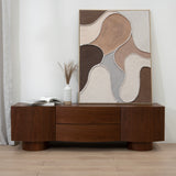 Dorit 1.8m TV Entertainment Unit - Walnut