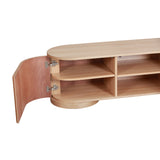 Anja 2.2m TV Entertainment Unit - Natural TV/Entertainment Unit Dwood-Core