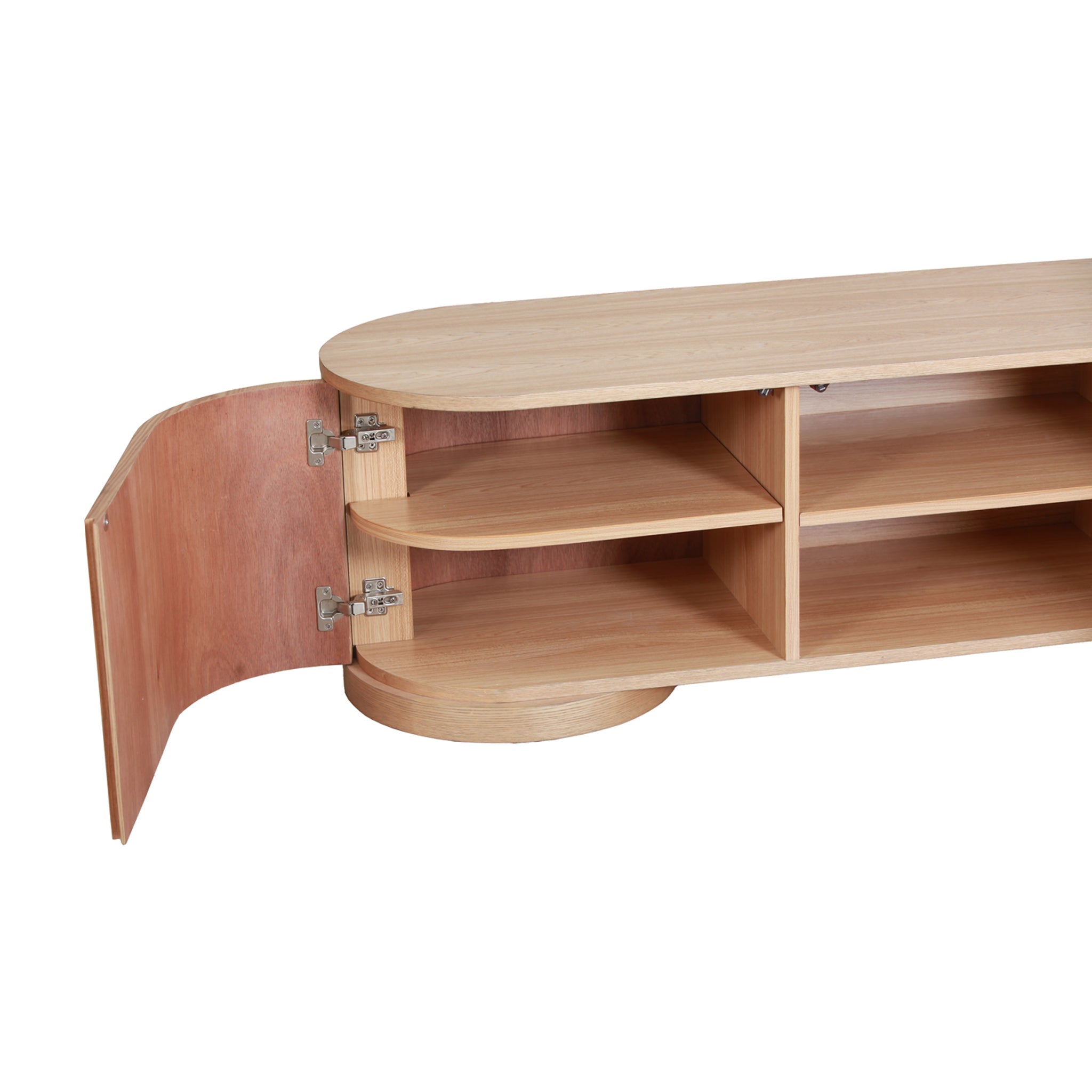 Anja 2.2m TV Entertainment Unit - Natural TV/Entertainment Unit Dwood-Core