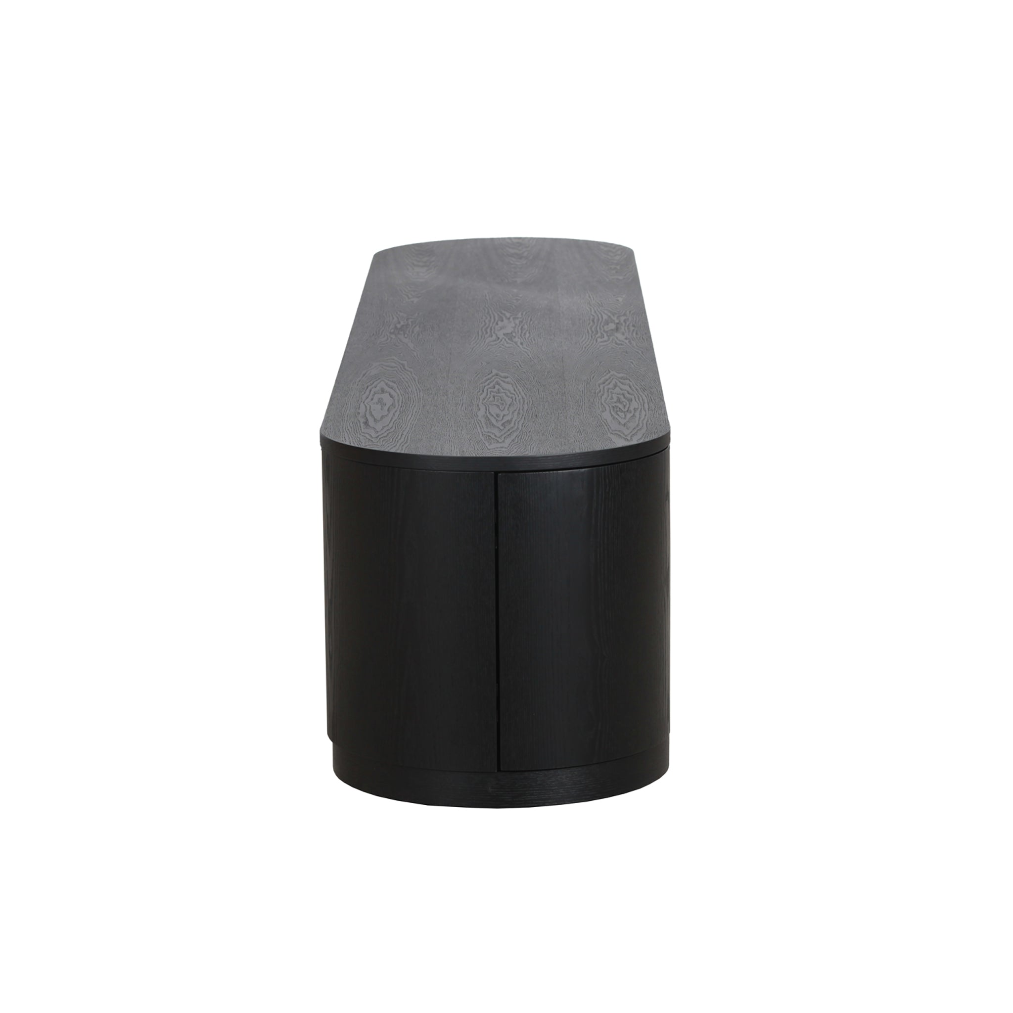 Anja 2.2m TV Entertainment Unit - Full Black TV/Entertainment Unit Dwood-Core