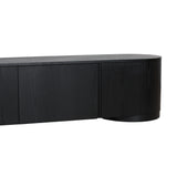 Anja 2.2m TV Entertainment Unit - Full Black TV/Entertainment Unit Dwood-Core