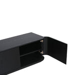 Sahar 2.2m TV Entertainment Unit - Full Black TV/Entertainment Unit Dwood-Core