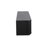 Sahar 2.2m TV Entertainment Unit - Full Black TV/Entertainment Unit Dwood-Core
