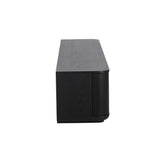 Sahar 2.2m TV Entertainment Unit - Full Black TV/Entertainment Unit Dwood-Core