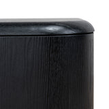 Sahar 2.2m TV Entertainment Unit - Full Black TV/Entertainment Unit Dwood-Core