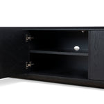 Sahar 2.2m TV Entertainment Unit - Full Black TV/Entertainment Unit Dwood-Core