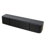 Sahar 2.2m TV Entertainment Unit - Full Black TV/Entertainment Unit Dwood-Core