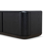 Sahar 2.2m TV Entertainment Unit - Full Black TV/Entertainment Unit Dwood-Core