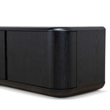 Sahar 2.2m TV Entertainment Unit - Full Black TV/Entertainment Unit Dwood-Core