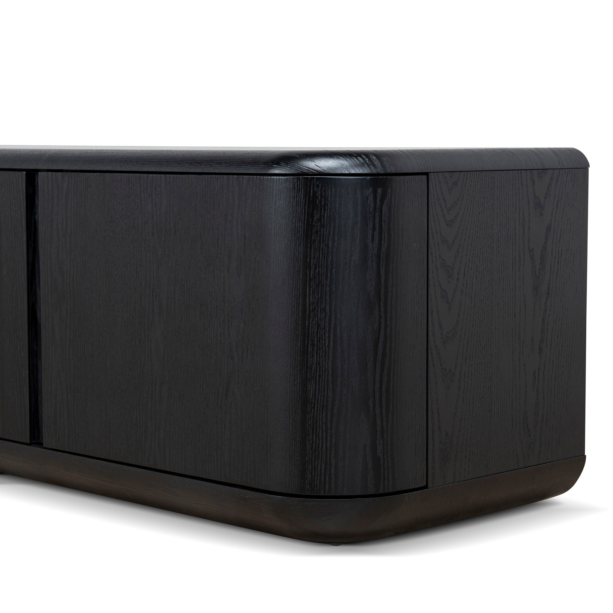 Sahar 2.2m TV Entertainment Unit - Full Black TV/Entertainment Unit Dwood-Core