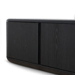 Sahar 2.2m TV Entertainment Unit - Full Black TV/Entertainment Unit Dwood-Core