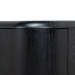 Sahar 2.2m TV Entertainment Unit - Full Black TV/Entertainment Unit Dwood-Core