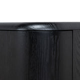 Sahar 2.2m TV Entertainment Unit - Full Black TV/Entertainment Unit Dwood-Core