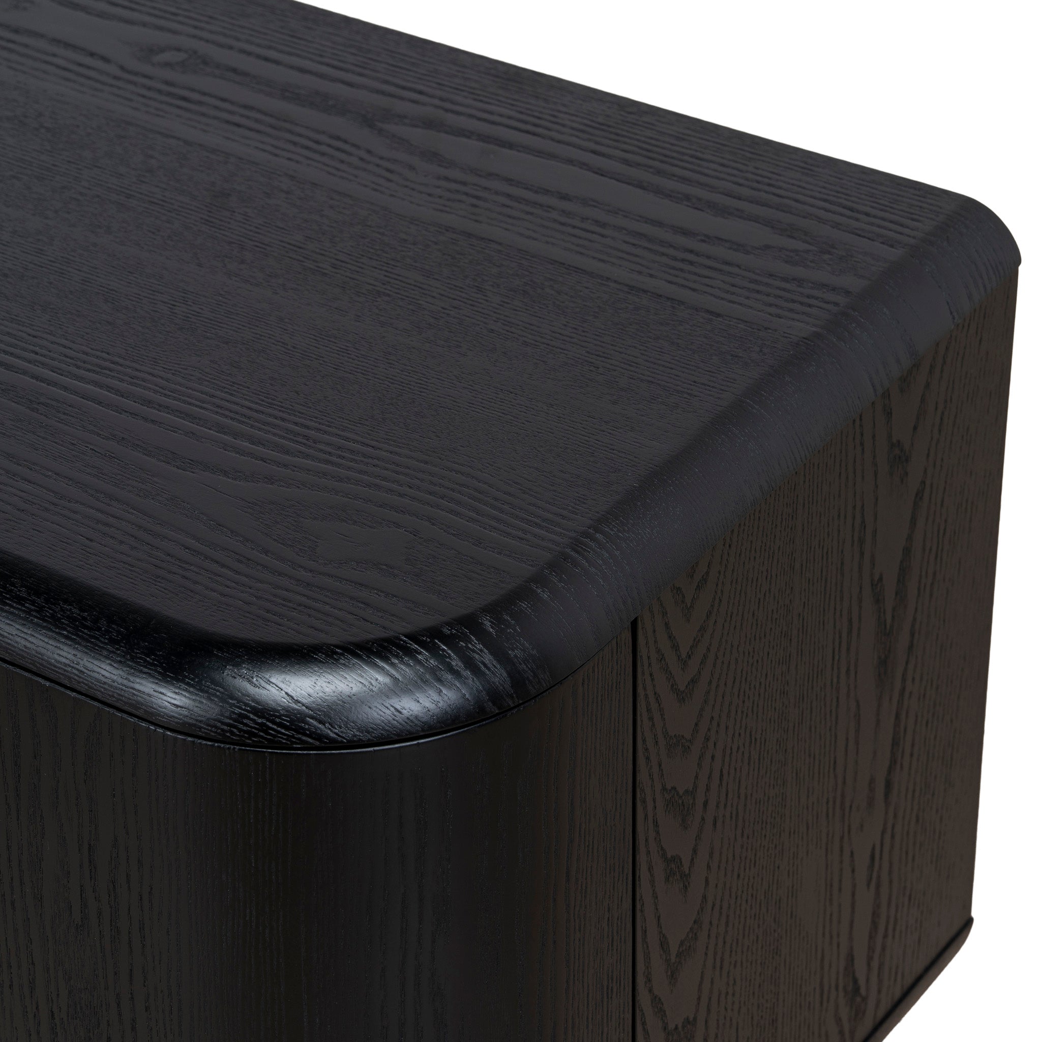 Sahar 2.2m TV Entertainment Unit - Full Black TV/Entertainment Unit Dwood-Core