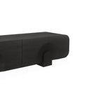 Alisha 2.2m TV Entertainment Unit - Textured Espresso Black TV/Entertainment Unit Valerie-Core