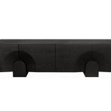 Alisha 2.2m TV Entertainment Unit - Textured Espresso Black TV/Entertainment Unit Valerie-Core