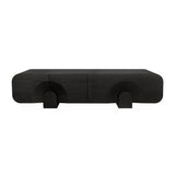 Alisha 2.2m TV Entertainment Unit - Textured Espresso Black TV/Entertainment Unit Valerie-Core