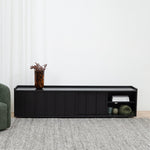 Ex Display - Kobus 2m TV Entertainment Unit - Black TV/Entertainment Unit KD-Core