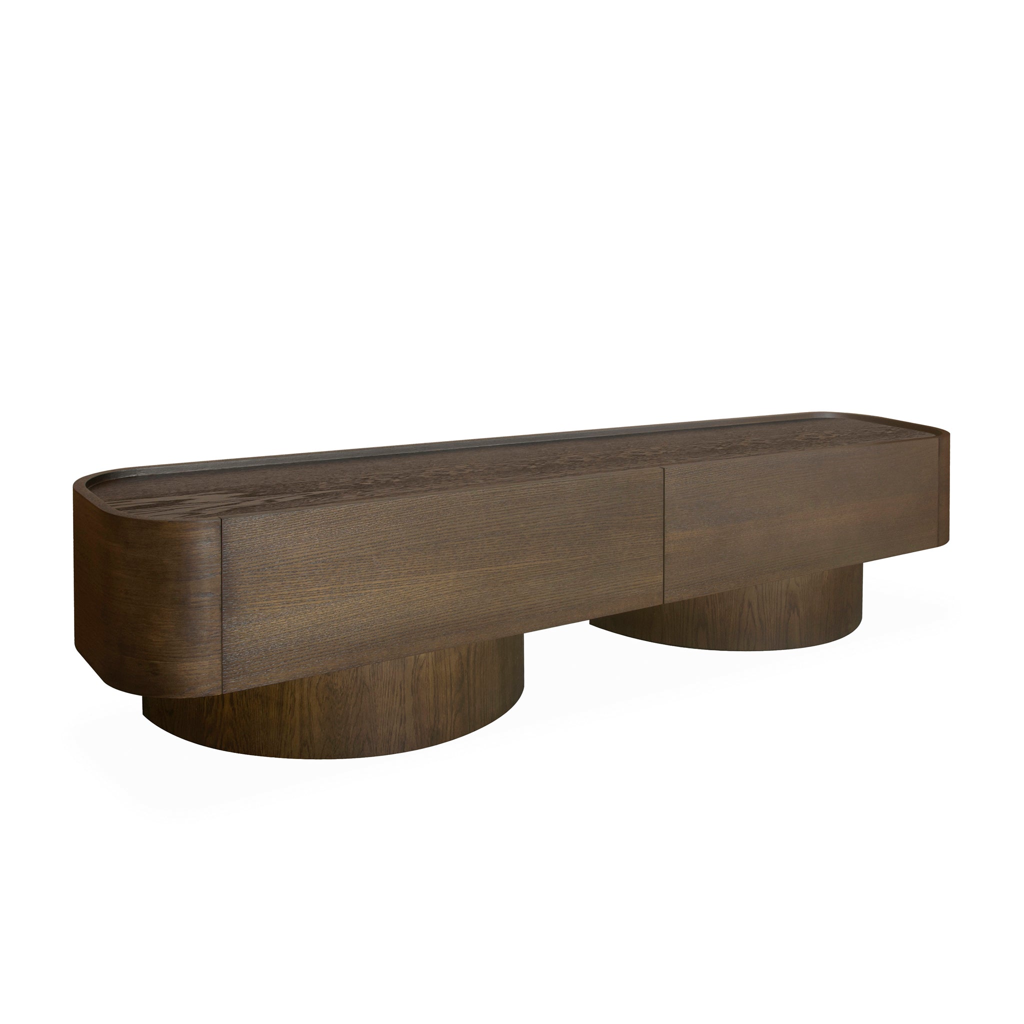 Gidon 2.2m TV Entertainment Unit - Caramel Oak TV/Entertainment Unit Valerie-Core