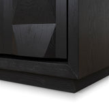 Monolith 2.2m TV Entertainment Unit - Full Black TV/Entertainment Unit Nicki-Core
