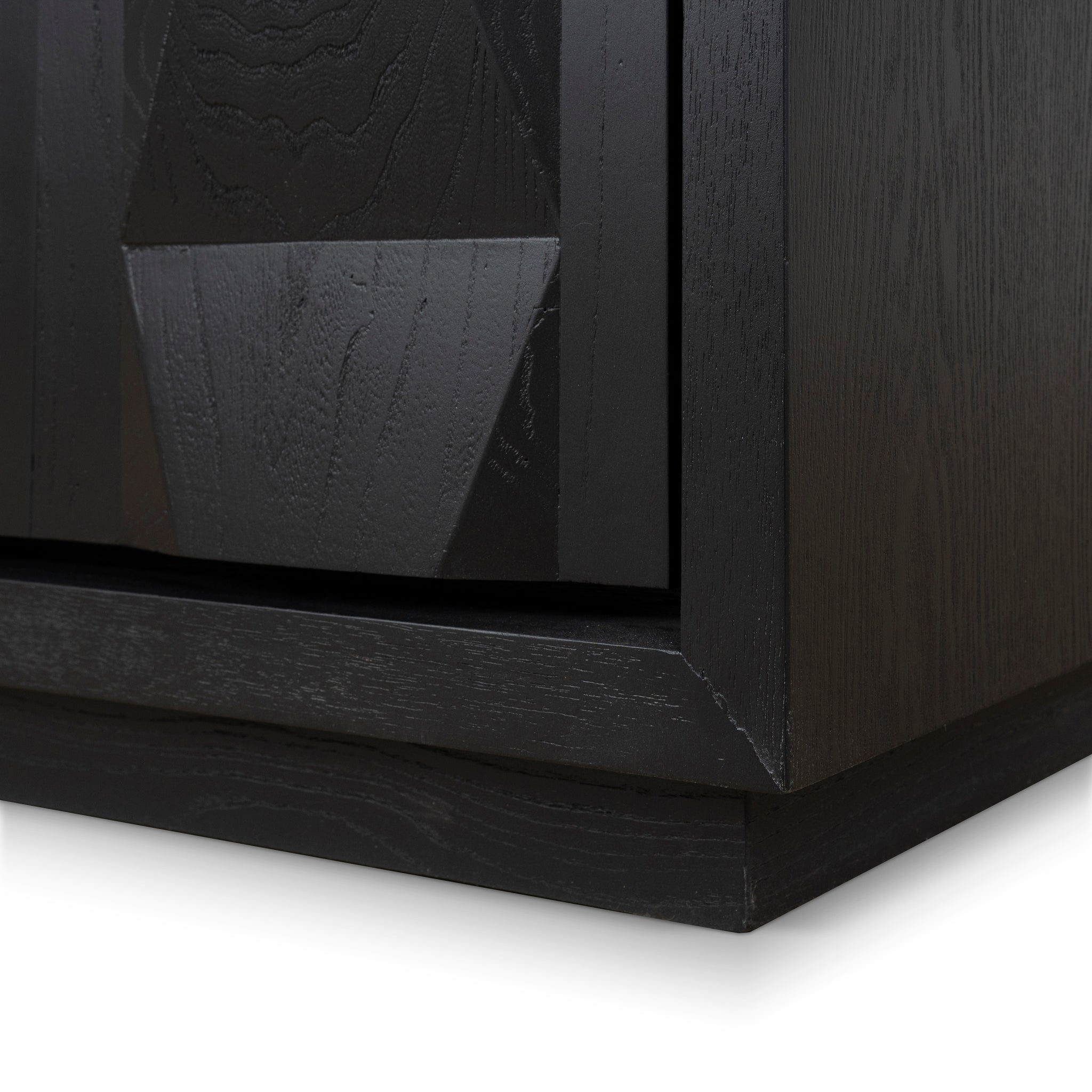 Monolith 2.2m TV Entertainment Unit - Full Black TV/Entertainment Unit Nicki-Core