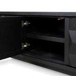 Ex Display - Monolith 2.2m TV Entertainment Unit - Full Black TV/Entertainment Unit Nicki-Core