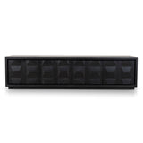 Ex Display - Monolith 2.2m TV Entertainment Unit - Full Black TV/Entertainment Unit Nicki-Core
